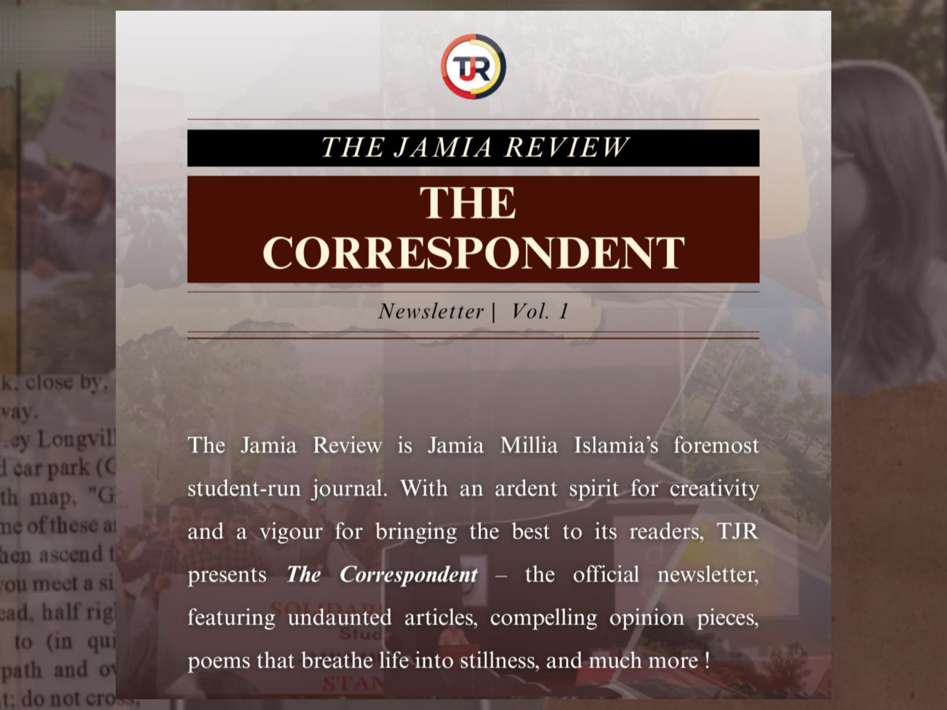 Newsletter Cover